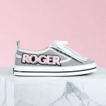 Roger Vivier Women Call Me Vivier Patch Sneakers-Silver