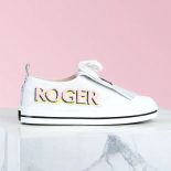 Roger Vivier Women Call Me Vivier Patch Sneakers-White