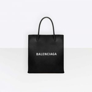 Balenciaga Women Shopping XXS North South Tote Bag in Squared Calfskin Bag