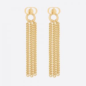 Dior Women 30 Montaigne Earrings Gold-Finish Metal