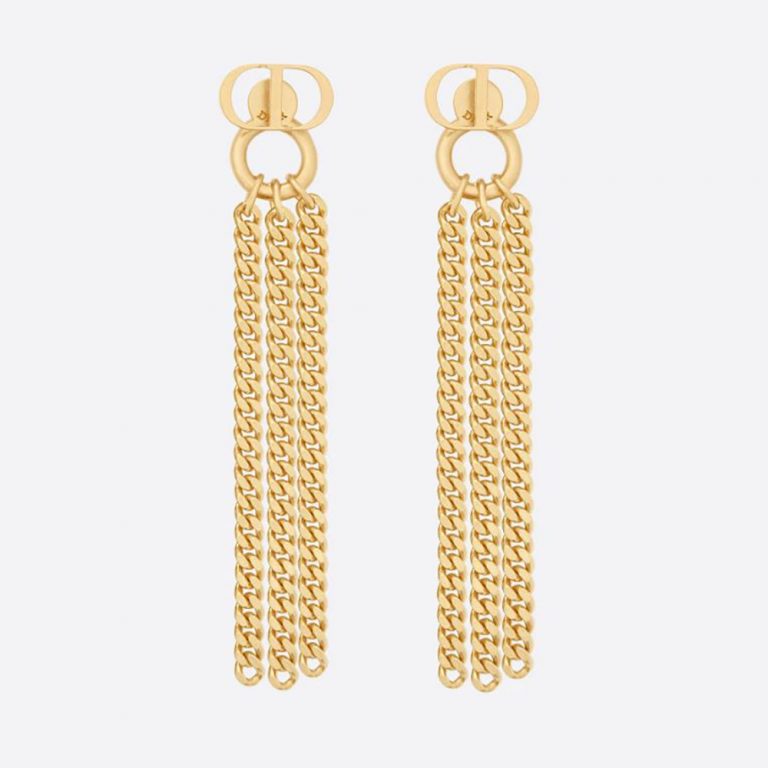 Dior Women 30 Montaigne Earrings Gold-Finish Metal