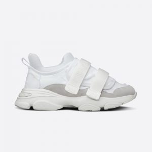 Dior Women D-Wander Sneaker White Camouflage Technical Fabric