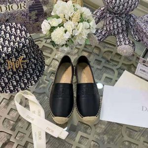 dior granville espadrille black