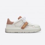 Dior Women Dior-id Sneaker White and Nude Calfskin and Rubber