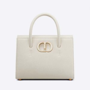 Dior Women Medium ST Honore Tote Latte Grained Calfskin