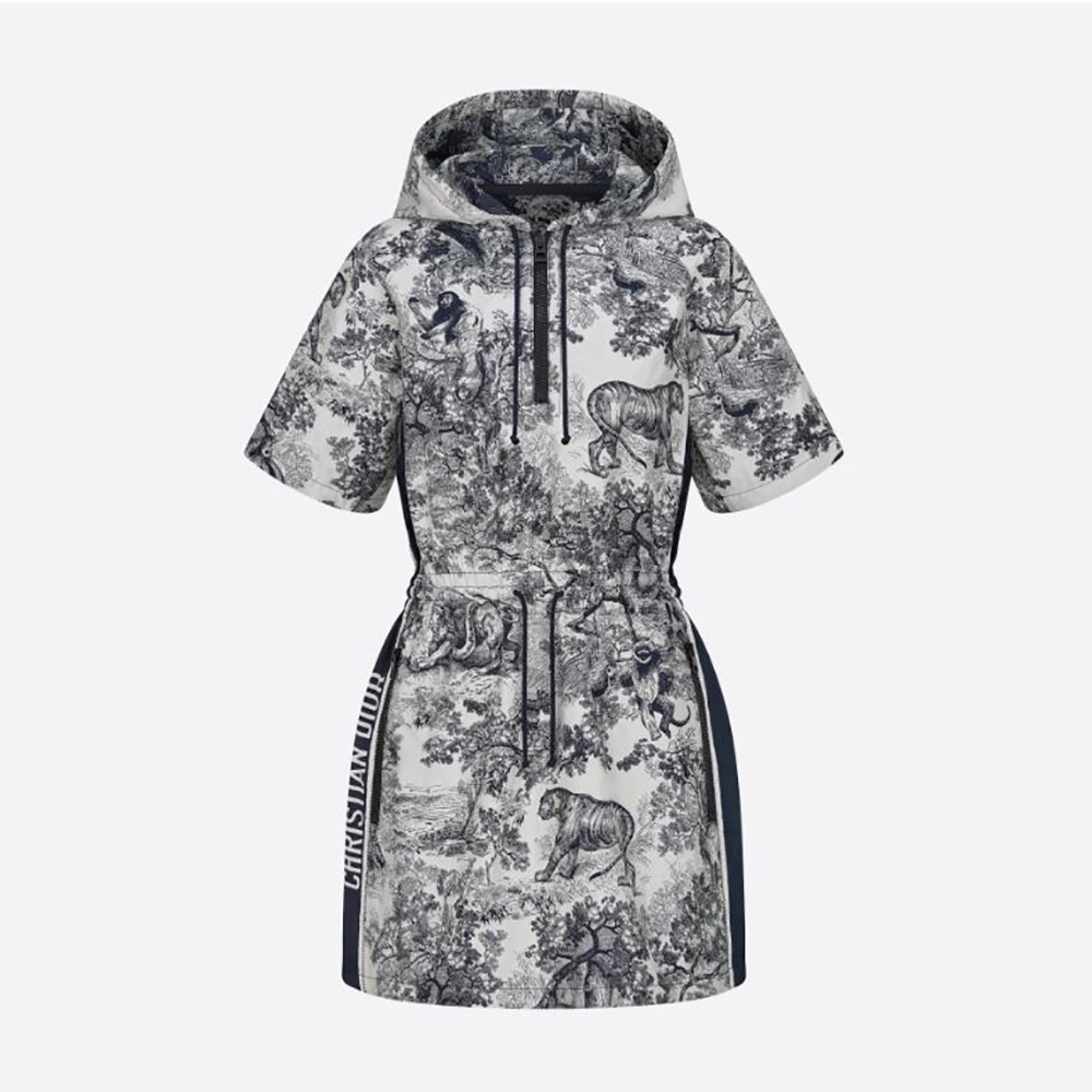 christian dior hooded dress