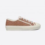 Dior Women Walk n dior Sneaker Nude Denim with Cannage Embroidery