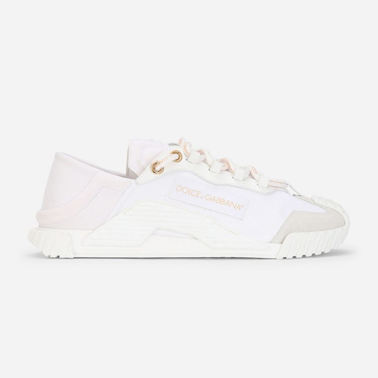 Dolce Gabbana D&G Women Canvas NS1 Slip-on Sneakers-White