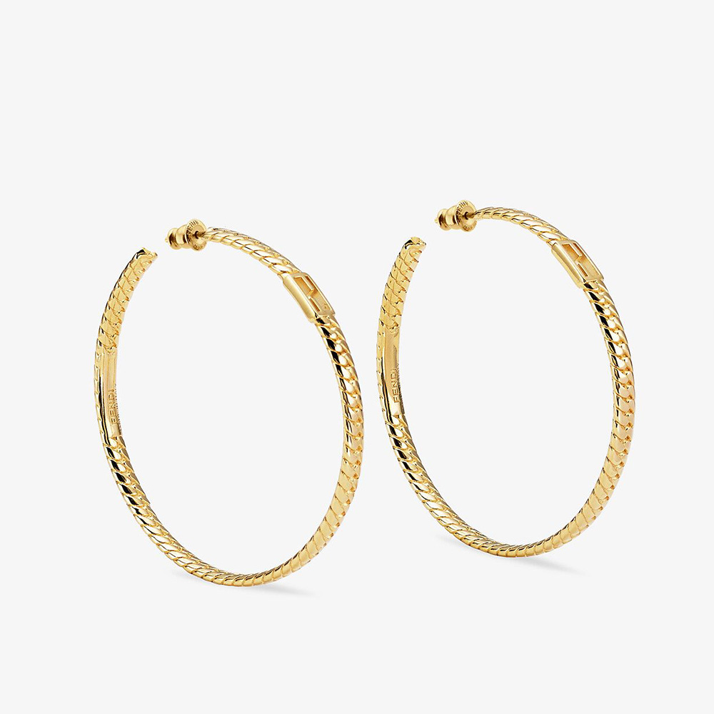 ff baguette hoop earrings