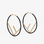 Fendi Women F is Fendi Earrings Gold Colored Earrings