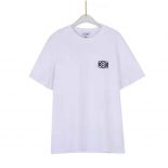 Loewe Men Anagram Embroidered T-shirt in Cotton-White