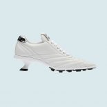 Miu Miu Women Nappa Leather Mid-heel Sneakers-White
