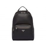 Prada Men Saffiano Leather Backpack-Black