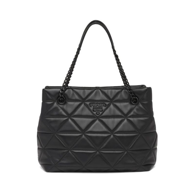 Prada Women Nappa Leather Prada Spectrum Tote-Black