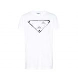 Prada Women Printed Jersey T-shirt-White