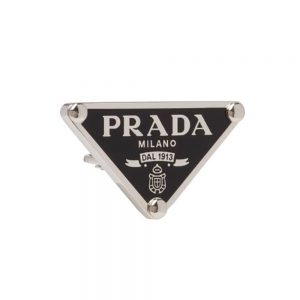 Prada Women Symbole Single Earring-Black