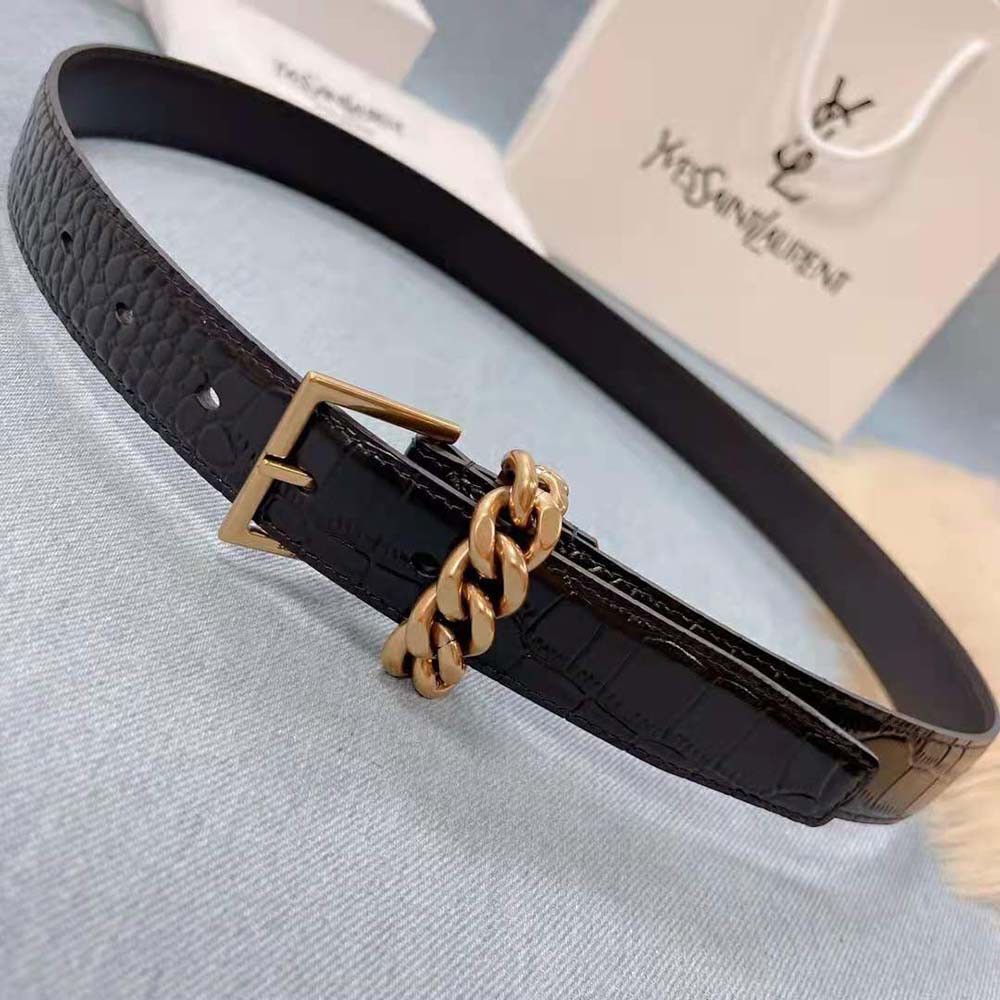 ysl python belt