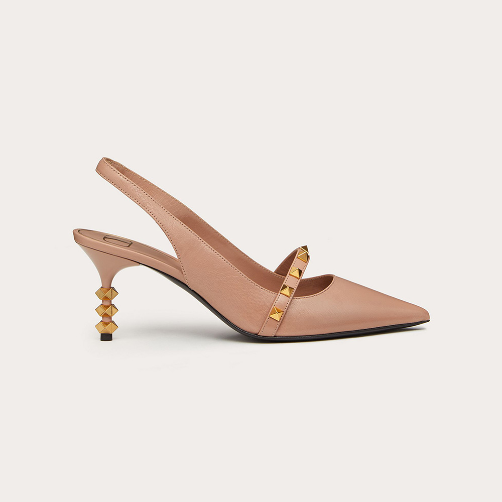 valentino studded slingback
