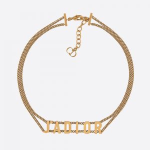 Dior Women J'Adior Choker Antique Gold-Finish Metal