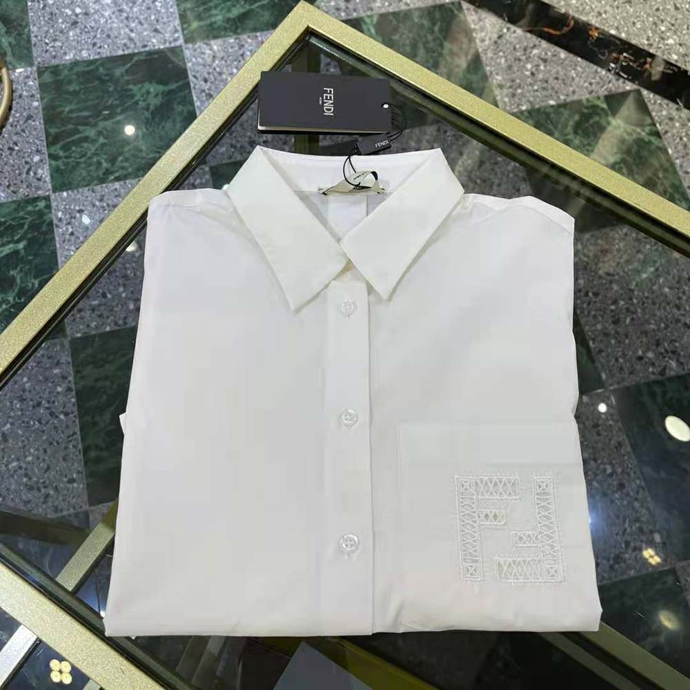 fendi white dress shirt