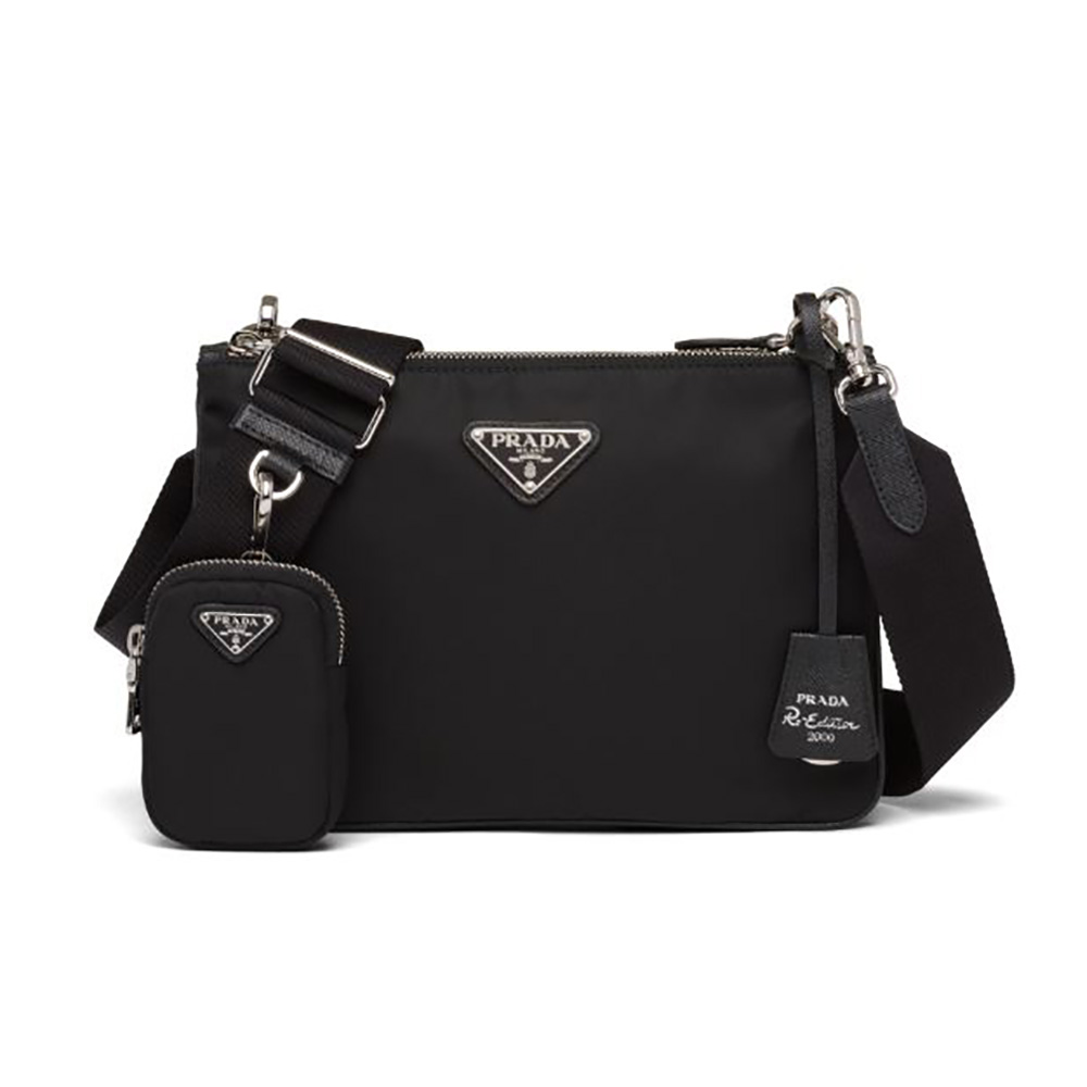 prada nylon square bag