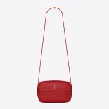 Saint Laurent YSL Women Victoire Camera Bag in Quilted Lambskin-red