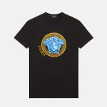 Versace Men Medusa Amplified Embroidered T-shirt