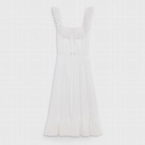 Celine Women Prairie Dress in Cotton Percale