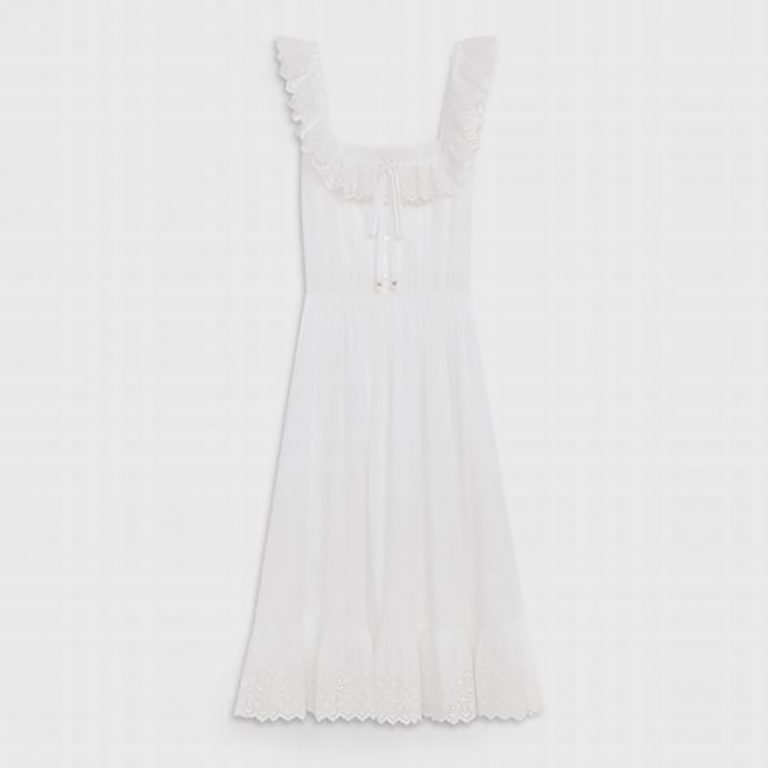 Celine Women Prairie Dress in Cotton Percale