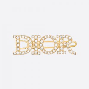 Dior Women Dio(r)evolution Barrette Gold-Finish Metal