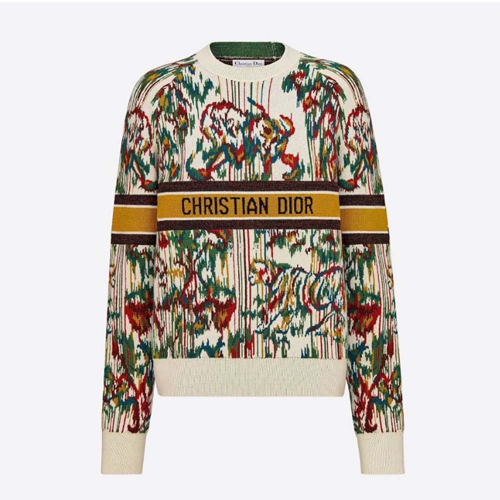 dior multicolor sweater