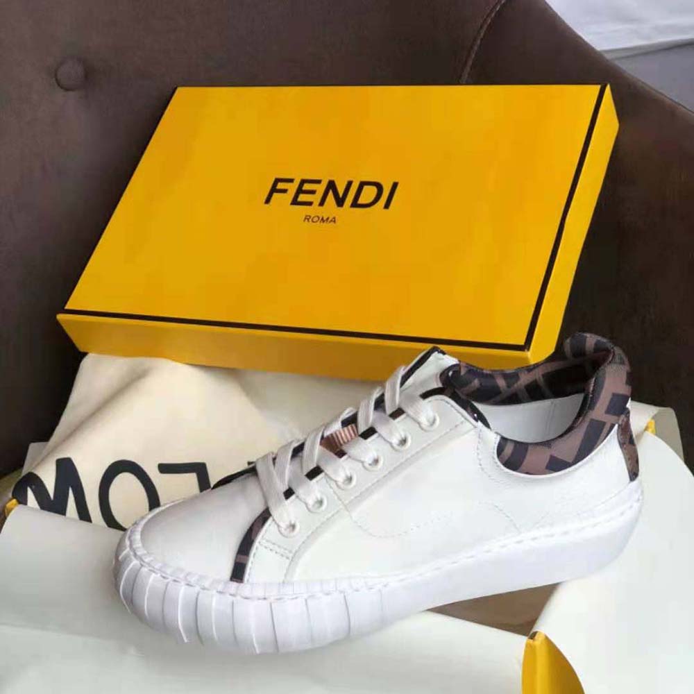 fendi force canvas sneaker