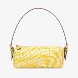 Fendi Women Mini Bag Yellow Glazed Canvas Mini-Bag