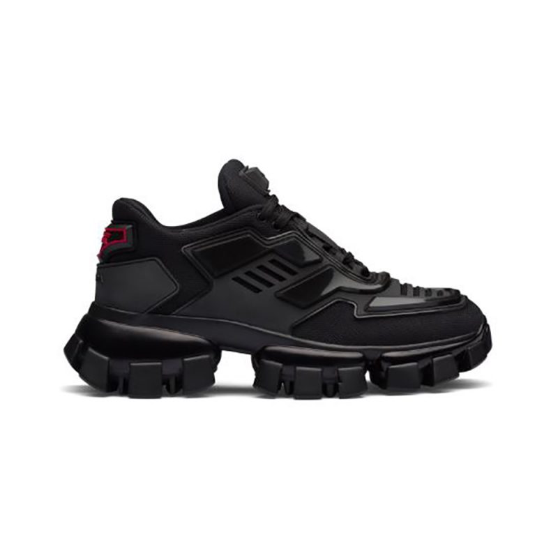 Prada Women Cloudbust Thunder Sneakers-Black