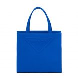 Prada Women Drill Tote Handles Bag-Blue