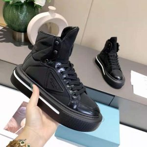 prada macro brushed sneakers