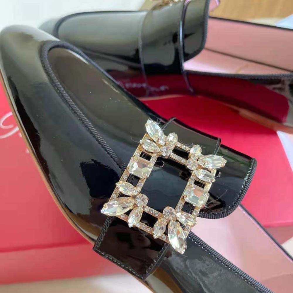 black buckle loafers