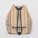 Burberry Women Icon Stripe ECONYL Drawcord Pouch