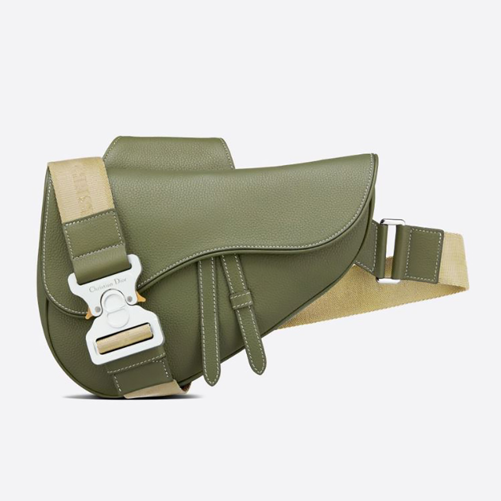 dior saddle bag khaki