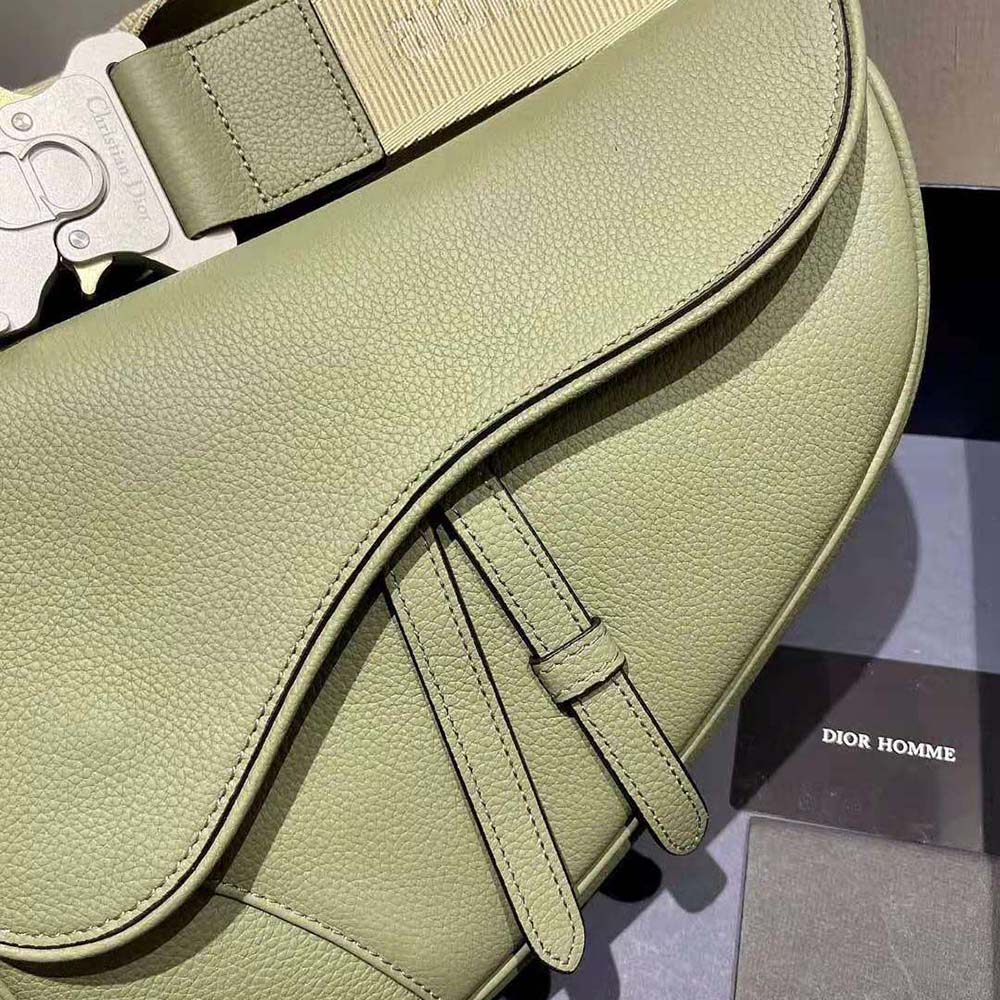 dior saddle bag khaki