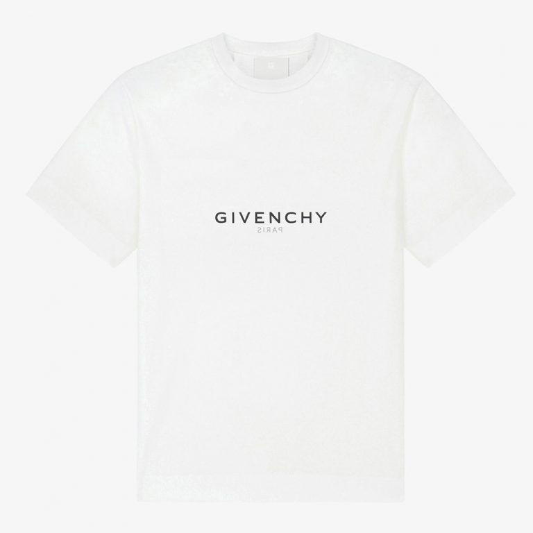 Givenchy Men Reverse Oversized T-Shirt-White