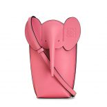 Loewe Women Elephant Pocket in Classic Calfskin-pink