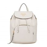 Prada Women Calf Leather Backpack and Handle Bag