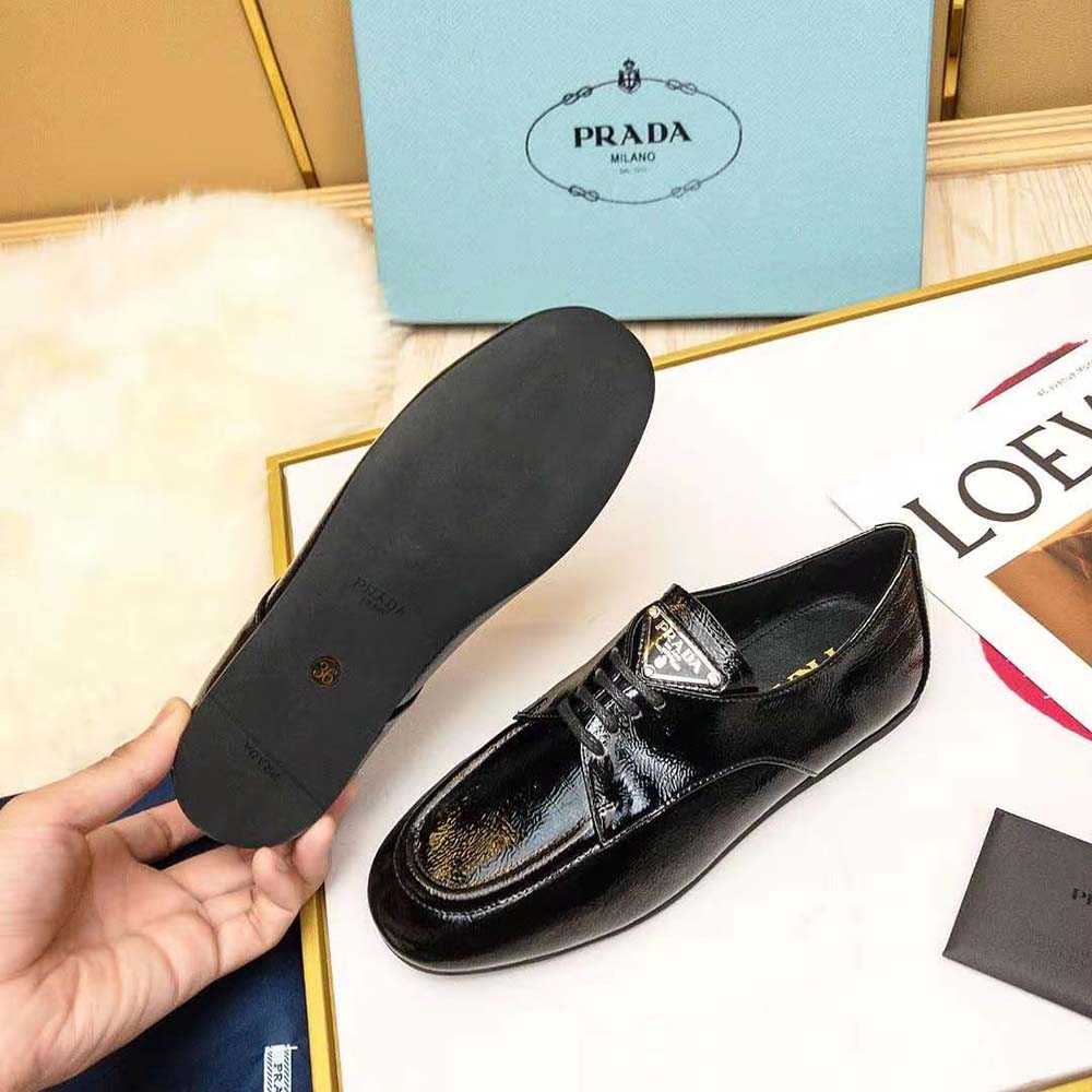 prada naplak leather loafers