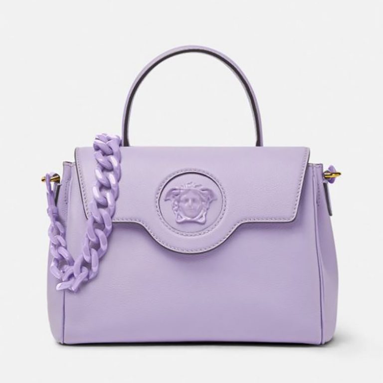 Versace Women La Medusa Medium Handbag Crafted From Premium leather