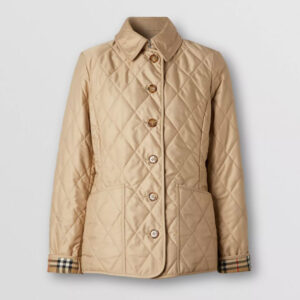 Burberry Women Diamond Quilted Thermoregulated Jacket