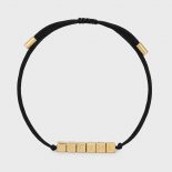 Celine Women Beach Bracelet in Brass with Gold Finish and Polyester