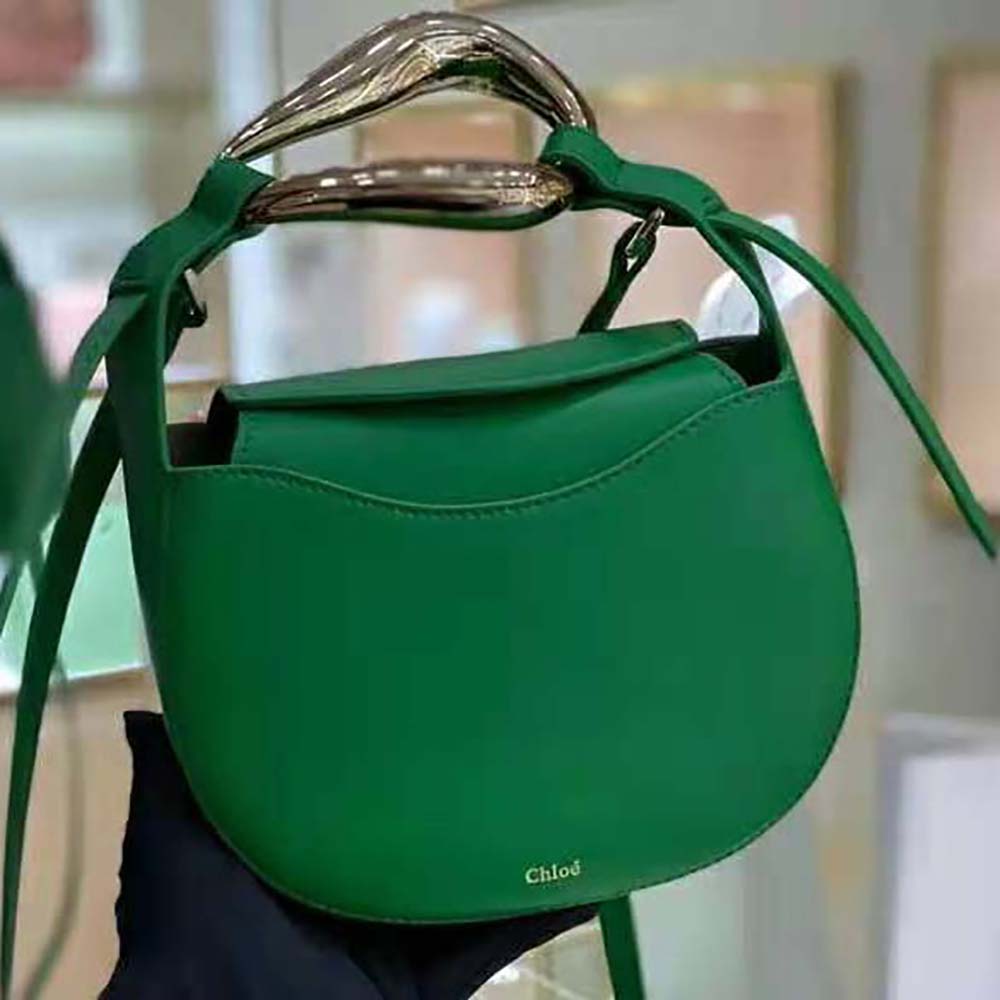 chloe kiss green bag