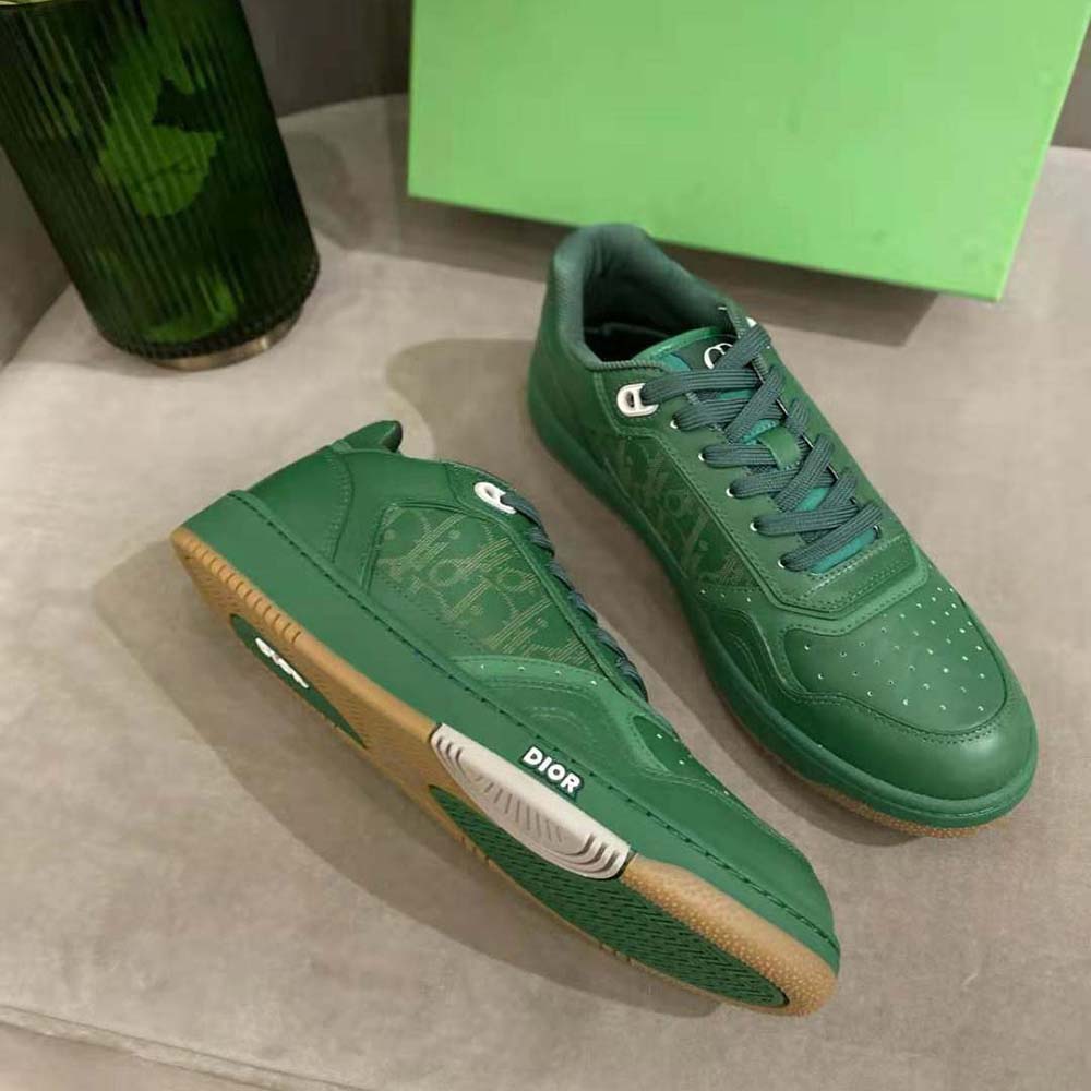 green dior shoes