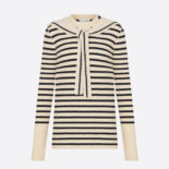 Dior Women Mariniere Sweater with Removable Collar